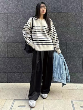 「corners」｜「アイテム（ジャケット/アウター）」を使った、ななさん（レディース・163cm）の春コーディネート