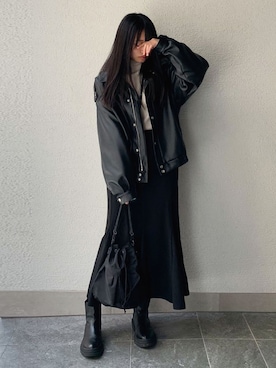 ななさん（レディース・163cm）の冬コーディネート