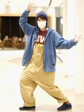 「goslowcaravan」｜さしみさん（レディース・155cm）の冬コーディネート