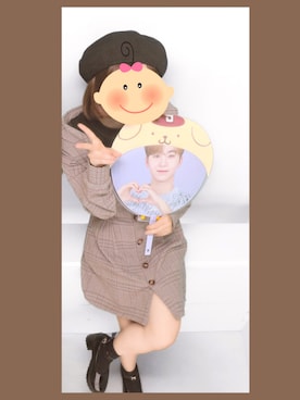 「オタ活」｜「アイテム（ワンピース/ドレス）」を使った、Maron さん（レディース・147cm）の秋コーディネート
