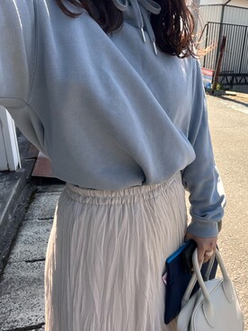 「Shine（シャイン）のアイテム（バッグ）」を使った、meeeさん（レディース・154cm）の春コーディネート