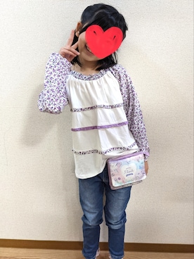 「RAGMART（ラグマート）のアイテム」を使った、moccaさん（キッズ・121cm）の春コーディネート