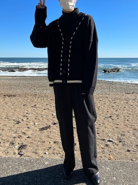 どるうぇんさん(メンズ・177cm)の冬コーディネート