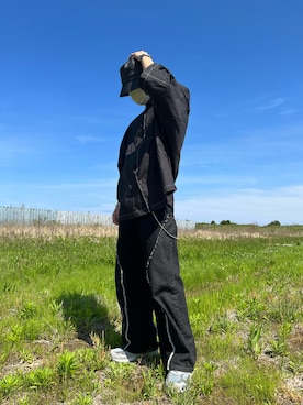 「AIVER（アイバー）のアイテム（帽子）」を使った、どるうぇんさん（メンズ・177cm）の春コーディネート