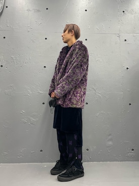 「Needles（ニードルス）のアイテム（ジャケット/アウター）」を使った、natsushiさん（メンズ・175cm）の秋コーディネート