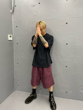 「A4A（エーフォーエー）のアイテム」を使った、natsushiさん（メンズ・175cm）の夏コーディネート