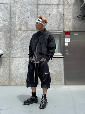 「原宿」｜「アイテム（ブルゾン）」を使った、natsushiさん（メンズ・175cm）の春コーディネート