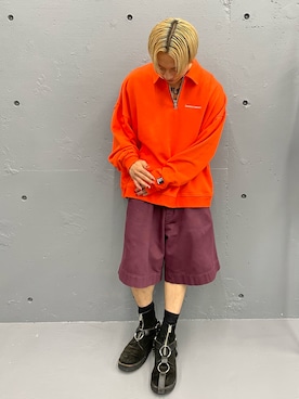「DANKE SCHON（ダンケシェーン）のアイテム（スウェット）」を使った、natsushiさん（メンズ・175cm）の夏コーディネート