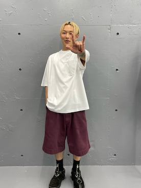 「A4A（エーフォーエー）のアイテム」を使った、natsushiさん（メンズ・175cm）の夏コーディネート