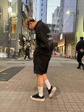 「A4A（エーフォーエー）のアイテム」を使った、natsushiさん（メンズ・175cm）の冬コーディネート