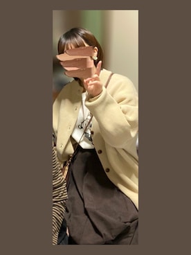 「apres jour（アプレジュール）のアイテム（その他シューズ）」を使った、もりあず。さん（レディース・158cm）の冬コーディネート