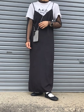  ささんの「T-SHIRT RUE MADAME FEMME JPS」を使ったコーディネート