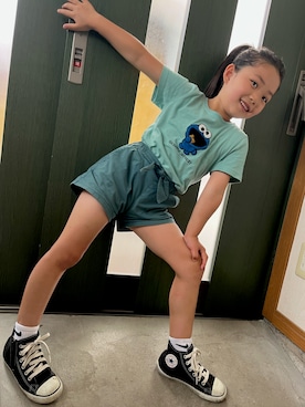 「カラー×コーデ」｜御坊茶魔美さん（キッズ・110cm）の夏コーディネート