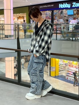 「アイテム（ネックレス）」を使った、カゲロウさん（メンズ・174cm）の秋コーディネート