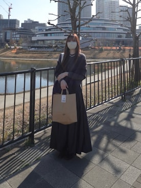 𝘮𝘪𝘸𝘢さん（レディース・161cm）の冬コーディネート