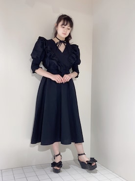 「LILICIOUS」｜「アイテム（ワンピース/ドレス）」を使った、ゆずさん（レディース・155cm）の夏コーディネート