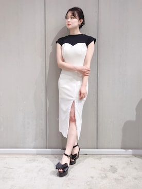 「LILICIOUS」｜「アイテム（ワンピース/ドレス）」を使った、ゆずさん（レディース・155cm）の夏コーディネート