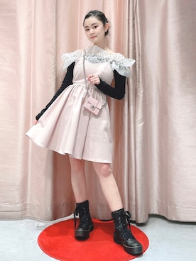 「リルリリー」｜「アイテム（財布/小物）」を使った、ゆずさん（レディース・155cm）の冬コーディネート