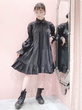 「LILICIOUS」｜「アイテム（ワンピース/ドレス）」を使った、ゆずさん（レディース・155cm）の春コーディネート