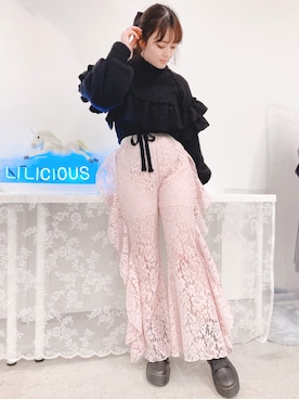 ゆずさん（レディース・155cm）の冬コーディネート