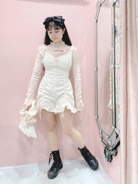 「LILICIOUS」｜「アイテム（ワンピース/ドレス）」を使った、ゆずさん（レディース・155cm）の冬コーディネート