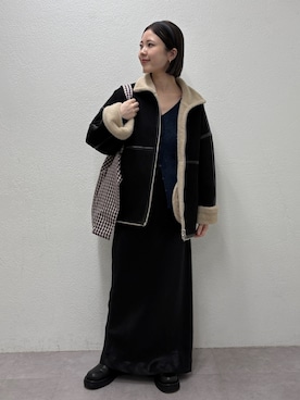 「アイテム（その他アウター）」を使った、yuinaさん（レディース・159cm・20代）の秋コーディネート