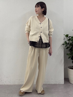 「アイテム（キャミソール）」を使った、yuinaさん（レディース・159cm・20代）の冬コーディネート