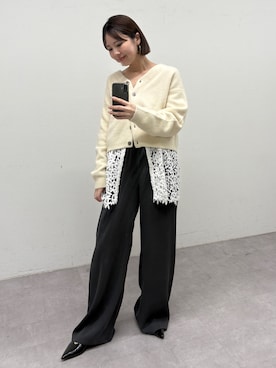 「アイテム（キャミソール）」を使った、yuinaさん（レディース・159cm）の秋コーディネート