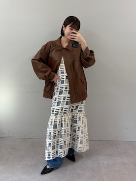 「アイテム（ワンピース/ドレス）」を使った、yuinaさん（レディース・159cm・20代）の秋コーディネート