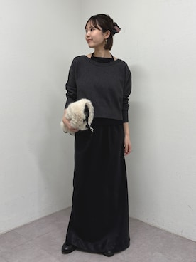 「アイテム（バックパック/リュック）」を使った、yuinaさん（レディース・159cm）の秋コーディネート