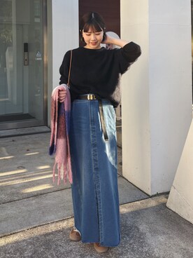 yuinaさん(レディース・159cm)の冬コーディネート