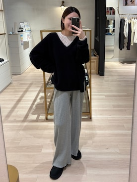 「アイテム（その他シューズ）」を使った、yuinaさん（レディース・159cm）の秋コーディネート