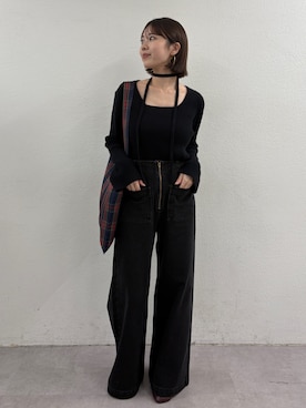 「アイテム（トートバッグ）」を使った、yuinaさん（レディース・159cm・20代）の冬コーディネート