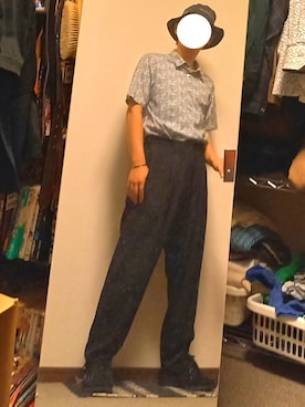 「RAF SIMONS (RUNNER)（ラフシモンズランナー）のアイテム（スニーカー）」を使った、ダイテンさん（メンズ・174cm）の夏コーディネート