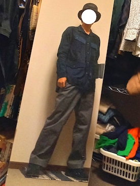 「RAF SIMONS (RUNNER)（ラフシモンズランナー）のアイテム（スニーカー）」を使った、ダイテンさん（メンズ・174cm）の秋コーディネート