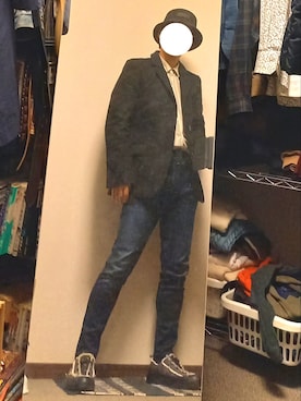 「FRANK LEDER（フランクリーダー）のアイテム（ジャケット/アウター）」を使った、ダイテンさん（メンズ・174cm）の秋コーディネート
