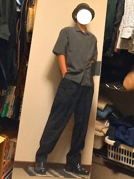 「SHAREEF（シャリーフ）のアイテム（ブーツ）」を使った、ダイテンさん（メンズ・174cm）の秋コーディネート
