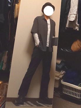「COMME　CA COMMUNE（コムサコミューン）のアイテム」を使った、ダイテンさん（メンズ・174cm）の秋コーディネート