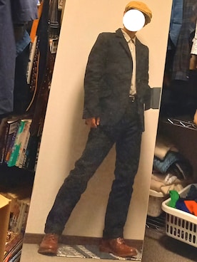 「FRANK LEDER（フランクリーダー）のアイテム（ジャケット/アウター）」を使った、ダイテンさん（メンズ・174cm）の秋コーディネート