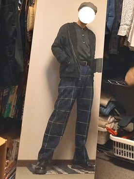 「PHIGVEL（フィグベル）のアイテム」を使った、ダイテンさん（メンズ・174cm）の秋コーディネート