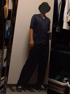 「COMME CA ISM（コムサイズム）のアイテム（トップス）」を使った、ダイテンさん（メンズ・174cm）の夏コーディネート