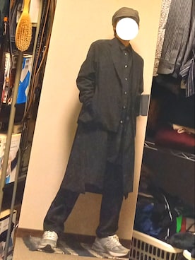 「ALMOSTBLACK（オールモストブラック）のアイテム」を使った、ダイテンさん（メンズ・174cm）の春コーディネート