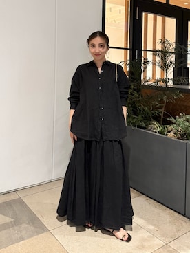 「LOUNGEDRESS（ラウンジドレス）のアイテム」を使った、linaさん（レディース・156cm）の春コーディネート