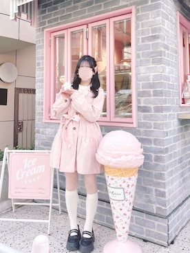 「apres jour（アプレジュール）のアイテム」を使った、n ❤︎さん（レディース・155cm）の春コーディネート