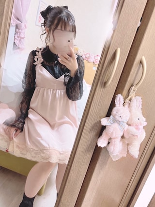 Honey Cinnamon ハニーシナモン の ベロアティアードワンピース ワンピース Wear