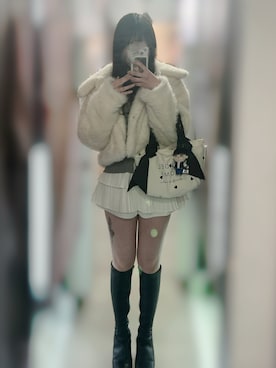 「SNIDEL HOME（スナイデルホーム）のアイテム」を使った、♡さん（レディース・156cm）の冬コーディネート