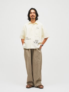 「ARMY TWILL（アーミーツイル）のアイテム」を使った、syuさん（メンズ・174cm）の夏コーディネート