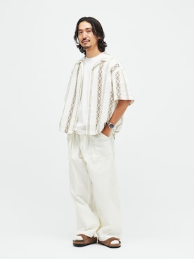 「FRUIT OF THE LOOM（フルーツオブザルーム）のアイテム」を使った、syuさん（メンズ・174cm）の夏コーディネート