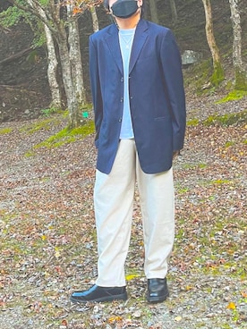 「thisisneverthat（ディスイズネバーザット）のアイテム（ジャケット/アウター）」を使った、eitoさん（メンズ・170cm）の冬コーディネート