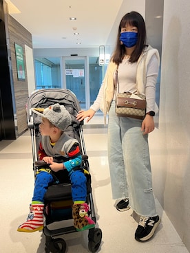 「JAM（ジャム）のアイテム」を使った、千千さん（レディース・162cm）の冬コーディネート